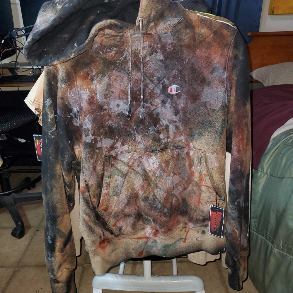 Champion Artistic Splatter Hoodie